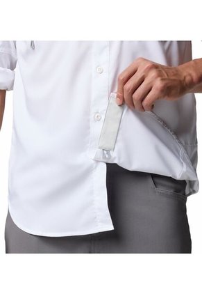 Camisa Hombre Columbia BLOOD AND GUTS V LS Blanco Columbia