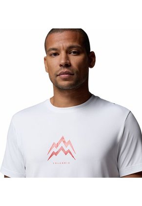 Camiseta Hombre Columbia PARSONS POINT SS Blanco Columbia