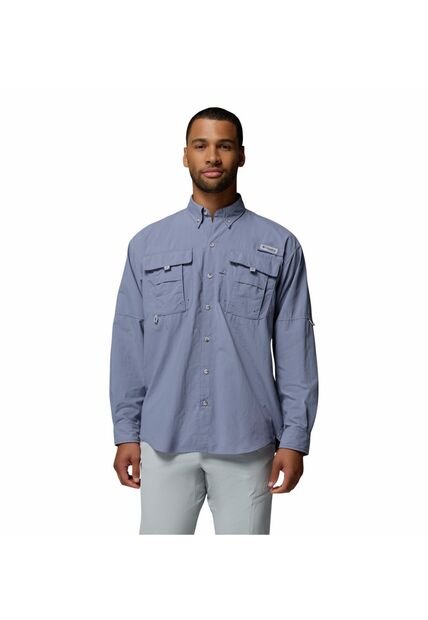 Camisa Hombre Columbia BAHAMA II L/S SHIRT Morado Columbia
