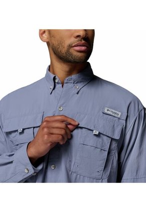 Camisa Hombre Columbia BAHAMA II L/S SHIRT Morado Columbia