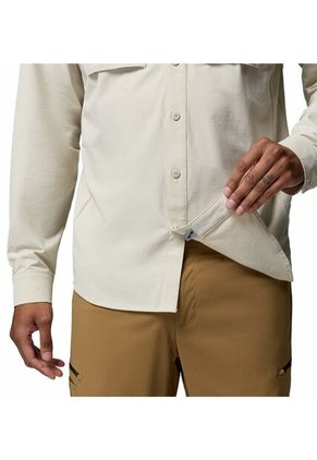 Camisa Hombre Columbia SILVER RIDGE ELIT LS Beige Columbia