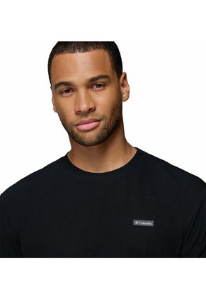 Camiseta Hombre Columbia CHILL CREEK KNIT TEE Negro Columbia