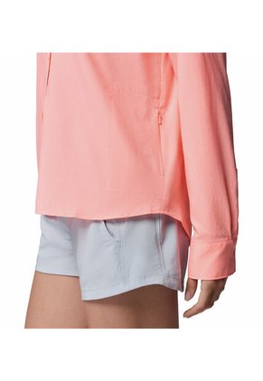 Camisa Mujer Columbia PFG CASTBACK WOVE LS Rosa Columbia
