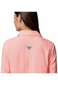 Camisa Mujer Columbia PFG CASTBACK WOVE LS Rosa Columbia de Columbia