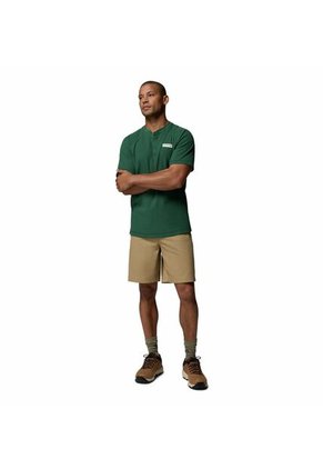 Camiseta Hombre Columbia ACKER ROCK KNIT SHOR Verde Columbia
