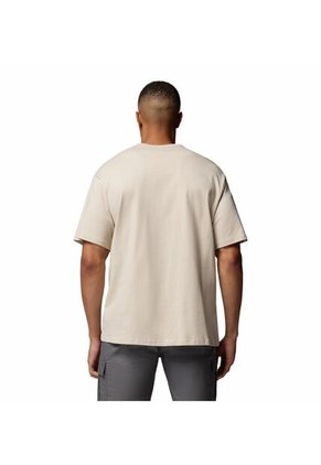Camiseta Hombre Columbia CSC HEAVYWEIGHT LOGO Beige Columbia