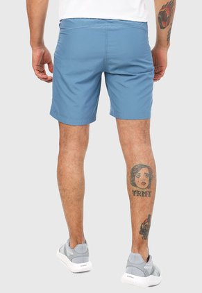 Pantaloneta Azul Columbia In The Dust Fitness