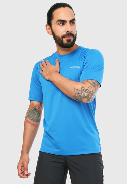 Camiseta Azul Columbia