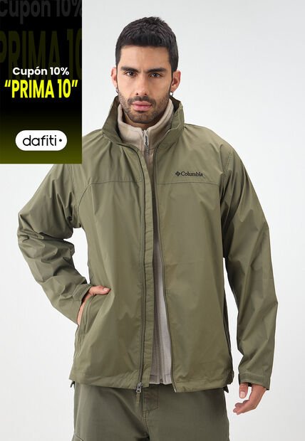 Chaqueta Verde Oliva Columbia Glennaker Lake II Rain