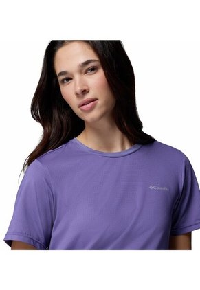 Camiseta Mujer Columbia WILD SPRINGS SS Morado Columbia