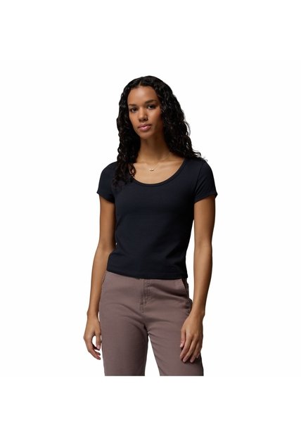 Camiseta Mujer Columbia PINETOWN CANYON RIB Negro Columbia