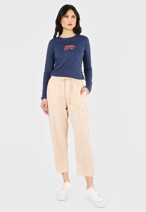 Camiseta Manga Larga Azul Navy Columbia Hidden Haven