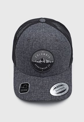 Gorra Gris-Negro Columbia Mesh Snap Back