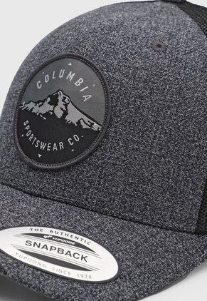 Gorra Gris-Negro Columbia Mesh Snap Back