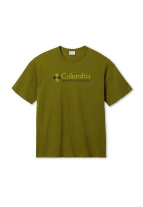 Camiseta Hombre Columbia CSC HEAVYWEIGHT LOGO Verde Columbia