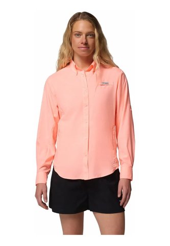 Camisa Mujer Columbia Tamiami Ii Ls Shirt Rosado Columbia Columbia