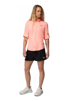 Camisa Mujer Columbia Tamiami Ii Ls Shirt Rosado Columbia