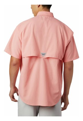 Camisa Hombre Columbia Bahama Ii S/S Shirt Naranja Columbia