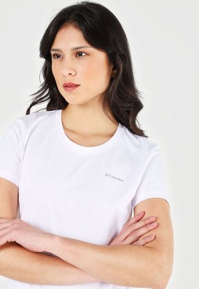 Camiseta Blanco Columbia Hike SS Crew