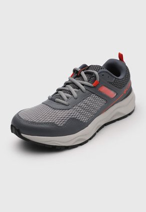 Tenis de Senderismo Gris-Coral-Beige Columbia Plateau