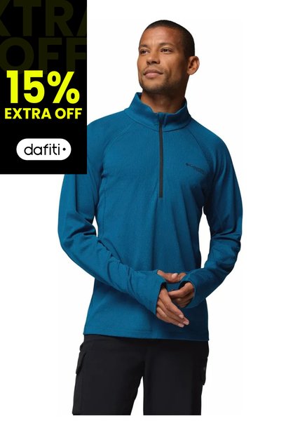 Buzo Hombre Columbia Driventure Half Zip Azul Columbia