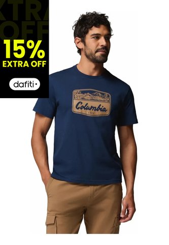 Camiseta Hombre Columbia Seasonal Graphic T Azul Columbia Columbia