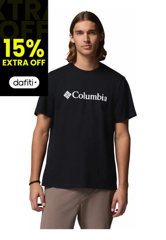 Camiseta Hombre Columbia Csc Basic Logo Tee Negro Columbia Columbia