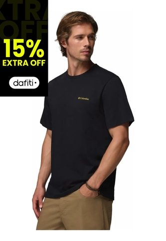Camiseta Hombre Columbia CSC LOGO BACK TEE Negro Columbia Columbia
