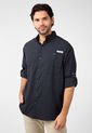 Camisa Para Pesca  Negro Columbia Tamiami II de Columbia