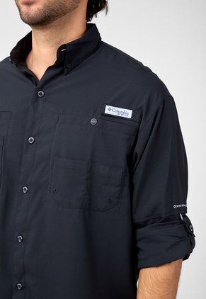 Camisa Para Pesca  Negro Columbia Tamiami II