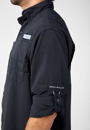 Camisa Para Pesca  Negro Columbia Tamiami II