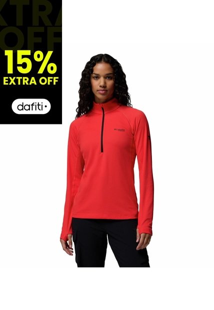Buzo Mujer Columbia DRIVENTURE HALF ZIP Rojo Columbia