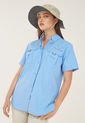 Camisa Azul Columbia Bahama SS de Columbia