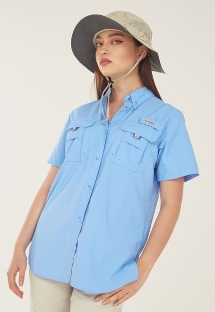 Camisa Azul Columbia Bahama SS