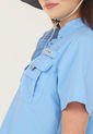 Camisa Azul Columbia Bahama SS de Columbia