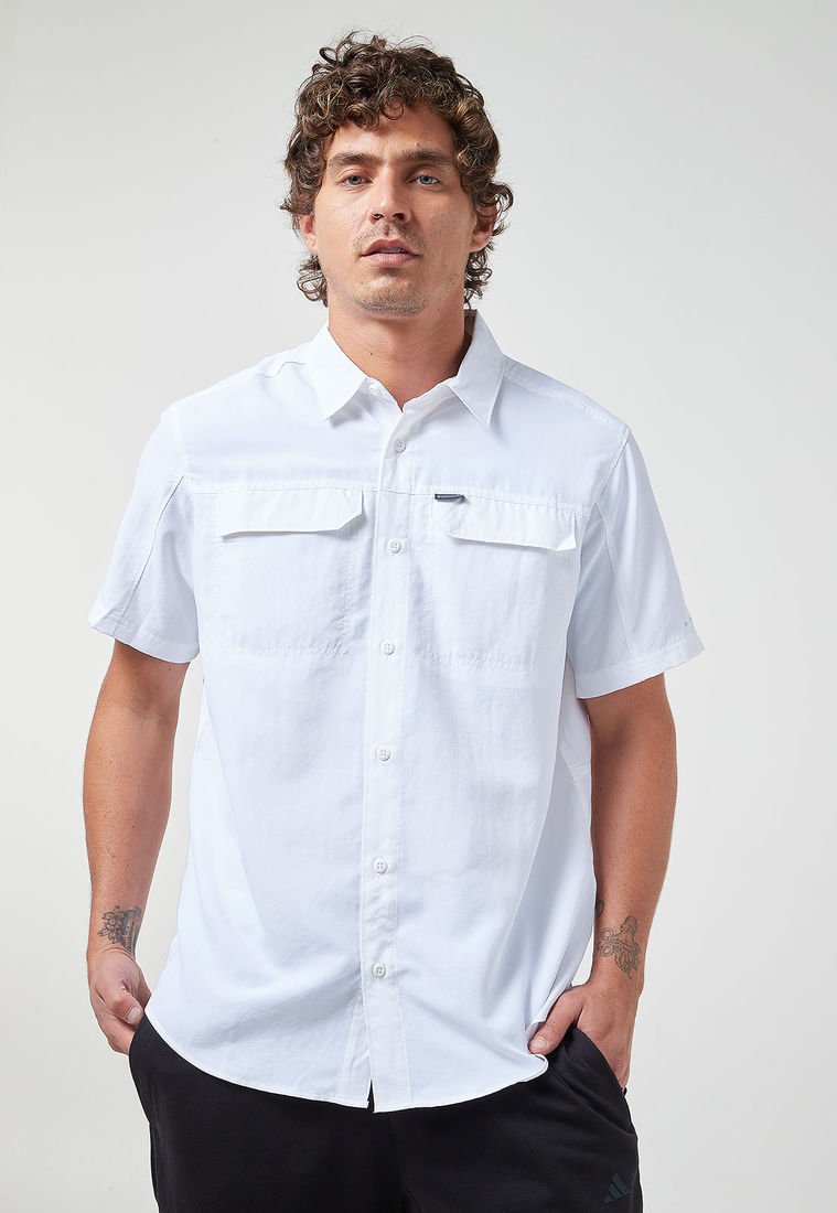 Silver Ridge Camisa Columbia Blanca Camisa Blanca Hombre Columbia