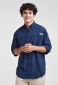 Camisa Para Pesca Azul Navy Columbia PFG Tamiami II de Columbia