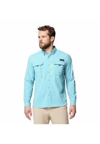 Camisa Hombre Columbia BAHAMA ELITE LS Azul Columbia Columbia