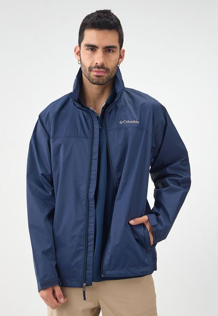 Chaqueta Azul Navy Columbia Glennaker Lake II Rain