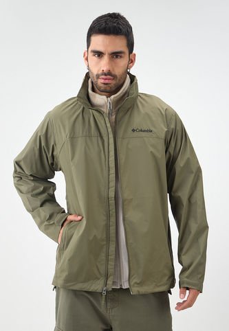 Chaqueta Verde Oliva Columbia Glennaker Lake II Rain Columbia