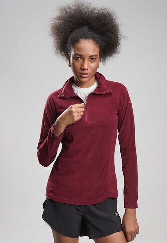 Buzo Columbia Glacial IV  1/2 Zip  Borgoña Columbia