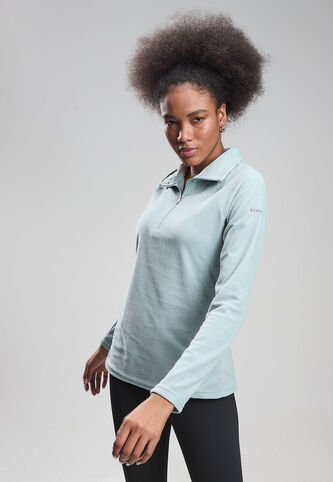 Buzo Columbia Glacial IV  1/2 Zip  Menta Columbia