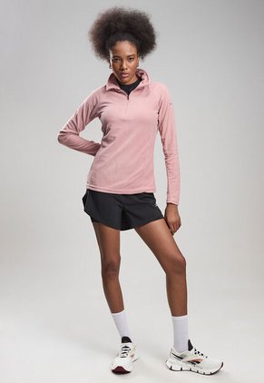 Buzo Columbia Glacial IV  1/2 Zip  Rosa