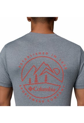 Camiseta Hombre Columbia PARSONS POINT S BACK Negro Columbia