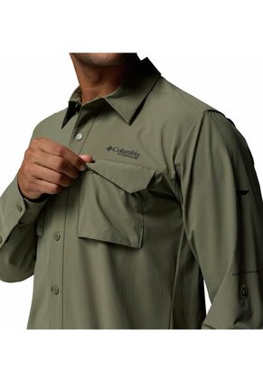 Camisa Hombre Columbia SILVER RIDGE ELIT LS Verde Columbia