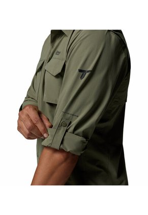 Camisa Hombre Columbia SILVER RIDGE ELIT LS Verde Columbia