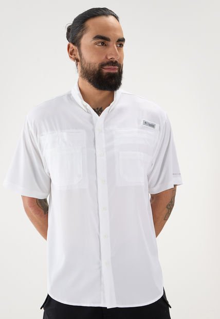 Camisa Blanco Columbia Tamiami Ii Ss