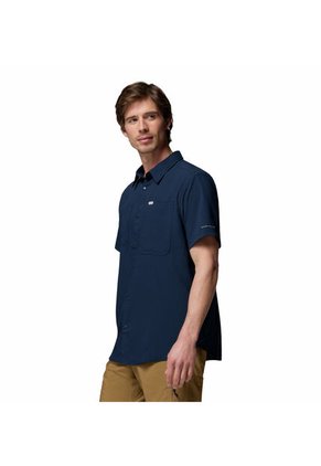 Camisa Hombre Columbia SILVER RIDGE II SS Azul Columbia