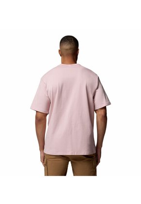 Camiseta Hombre Columbia CSC HEAVYWEIGHT LOGO Rosa Columbia