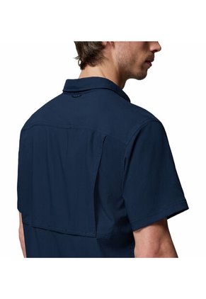 Camisa Hombre Columbia SILVER RIDGE II SS Azul Columbia